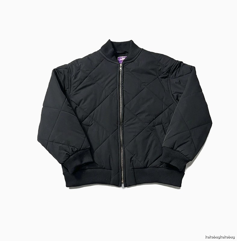 Corteiz black quilted jacket