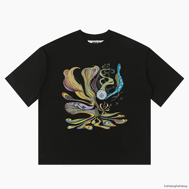 Abstract-style Black T-shirt of House of Errors