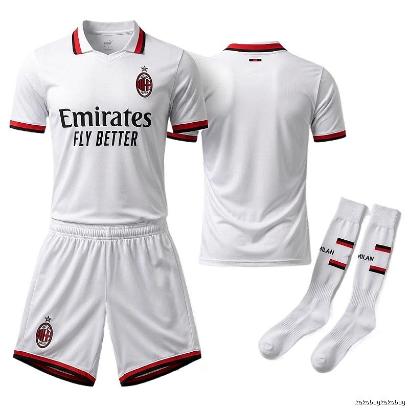 AC Milan minimalist white jersey