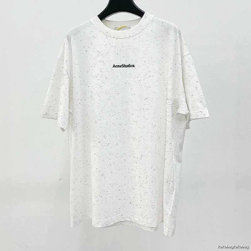 Acne Studios 2090-80 White Style Ac908054 Stockholm Logo T-Shirt Campus Look