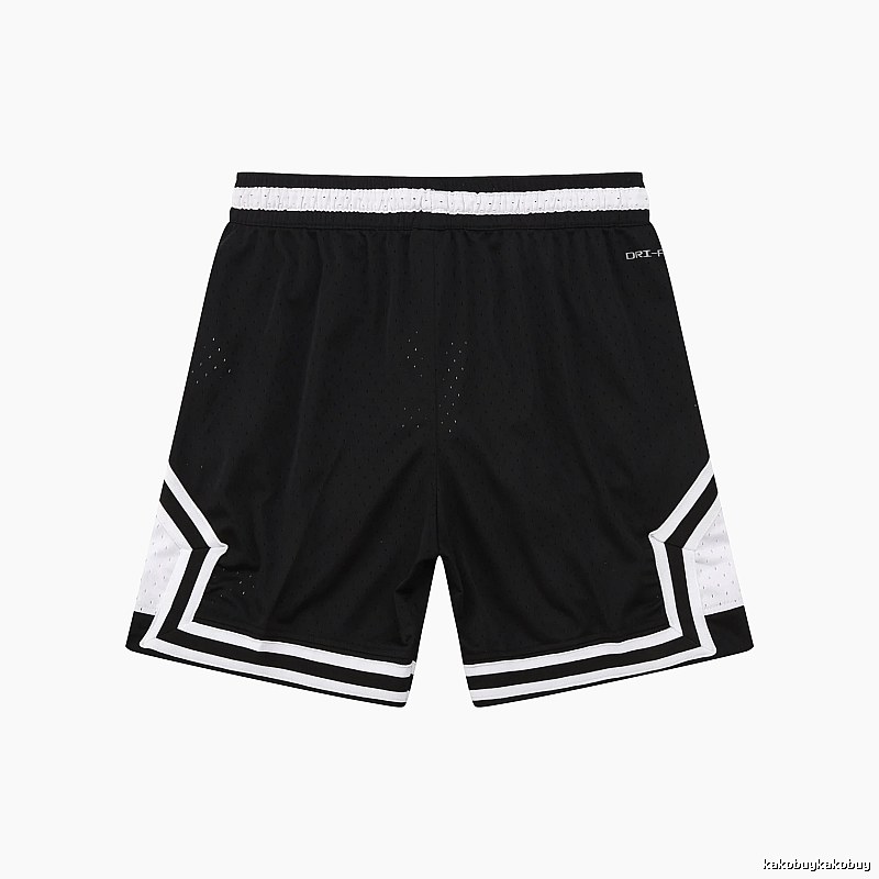 AJ Sporty Black and White Shorts