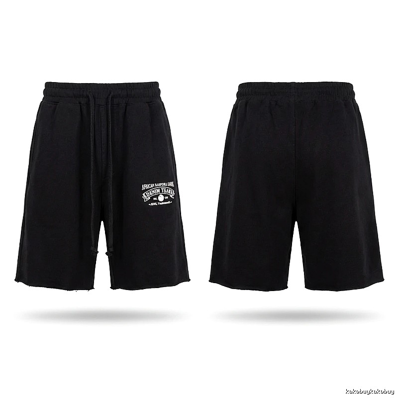 American casual black shorts of DENIM TEARS