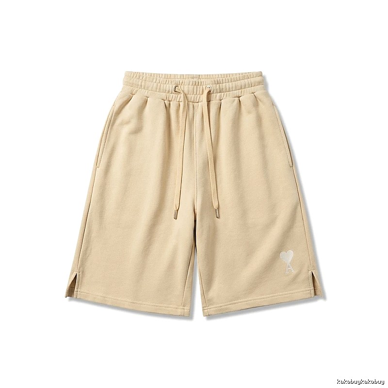 AMI casual style khaki shorts