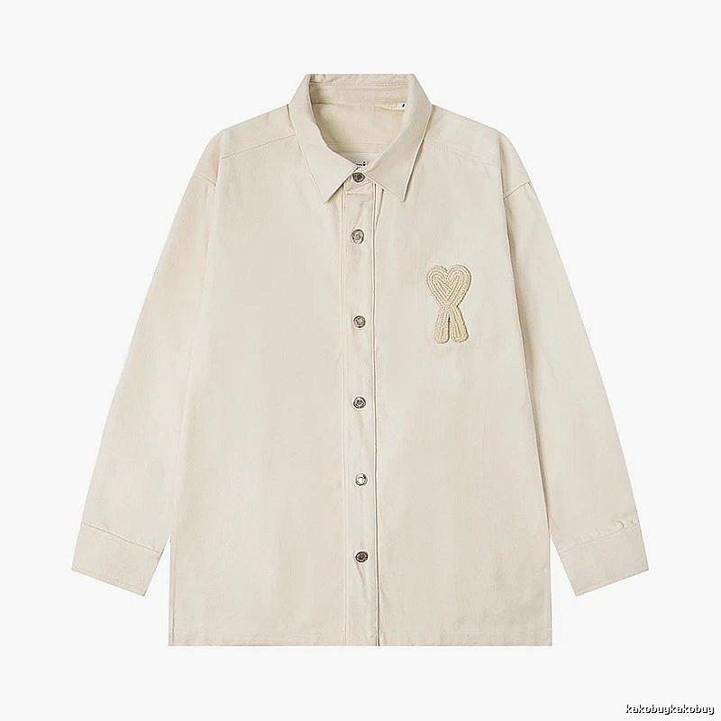 AMI Embroidered Love Style Shirt