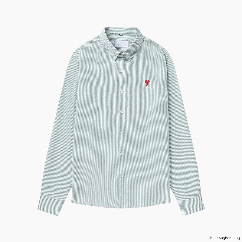 AMI Heart - Shaped Stripe Shirt