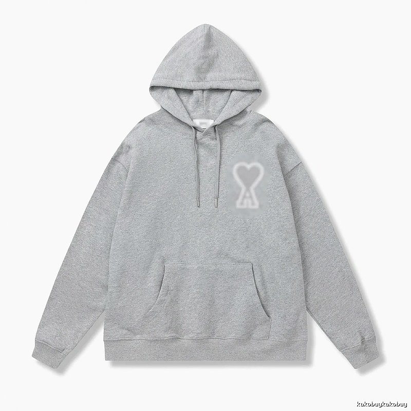 AMI Love Series Grey Hoodie