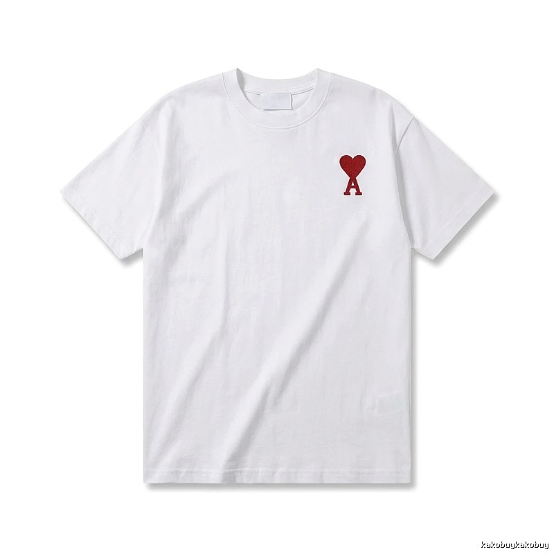 AMI minimalist style white T-shirt