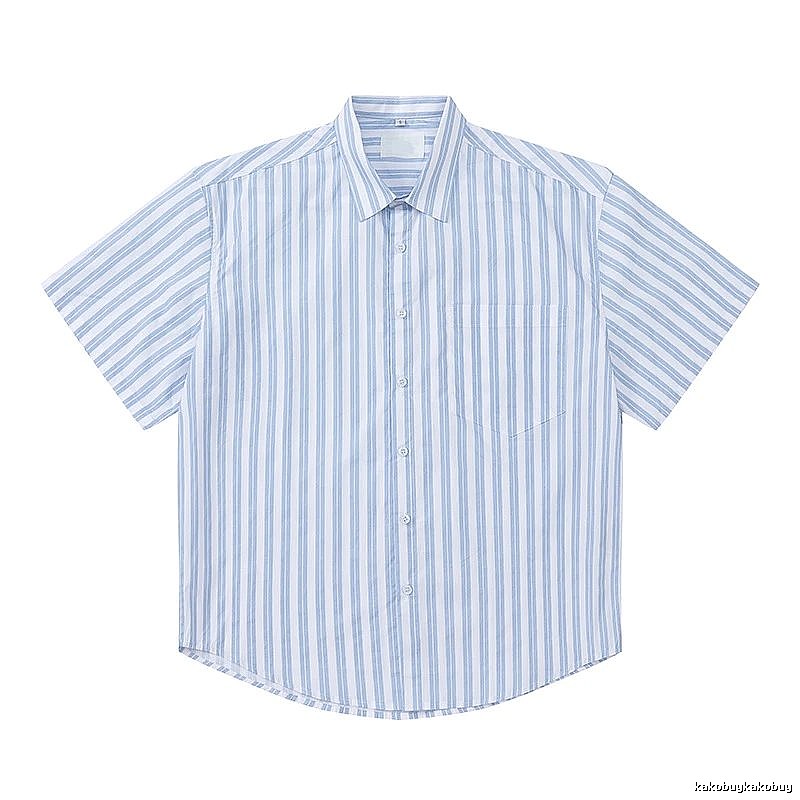 AMI Stripe Minimalist Style Shirt