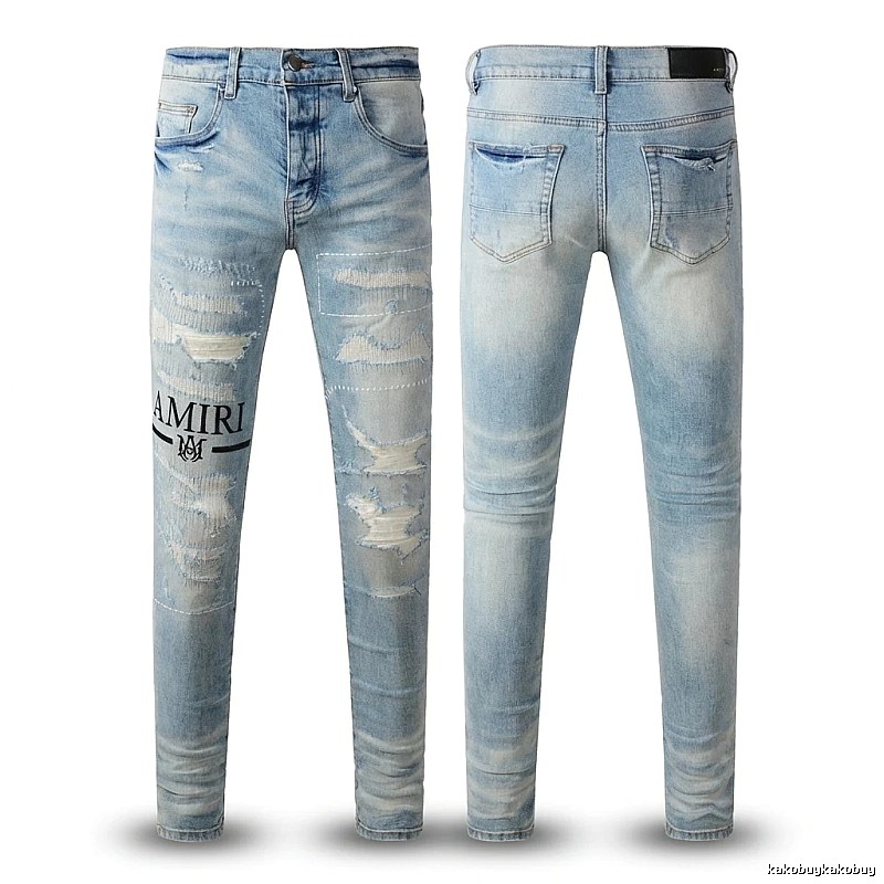 AMI Trendy Ripped Jeans