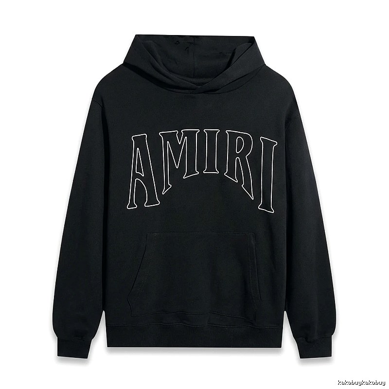 AMIRI Alphabet Style Black Sweatshirt