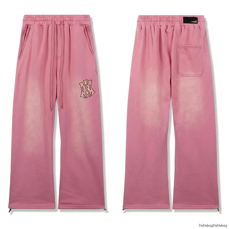 AMIRI casual style pink long trousers
