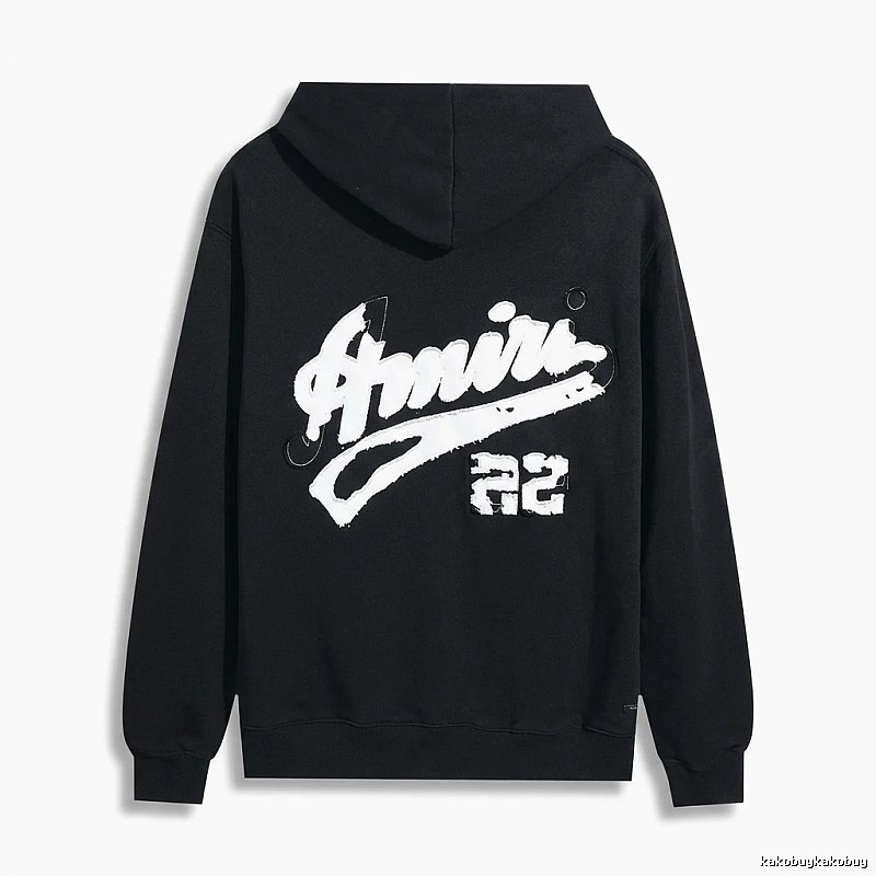 AMIRI Graffiti Style Black Hoodie