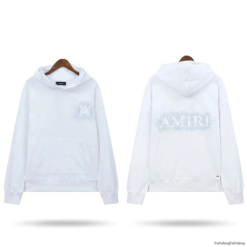AMIRI Hot Drill Trend Brand White Sweatshirt