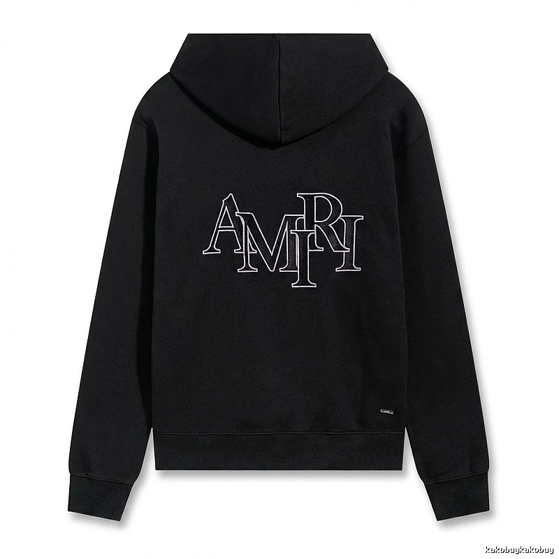 AMIRI letter-style black sweatshirt