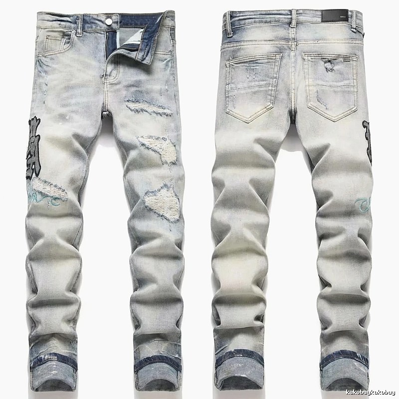AMIRI Ripped Trendy and Cool Style Jeans