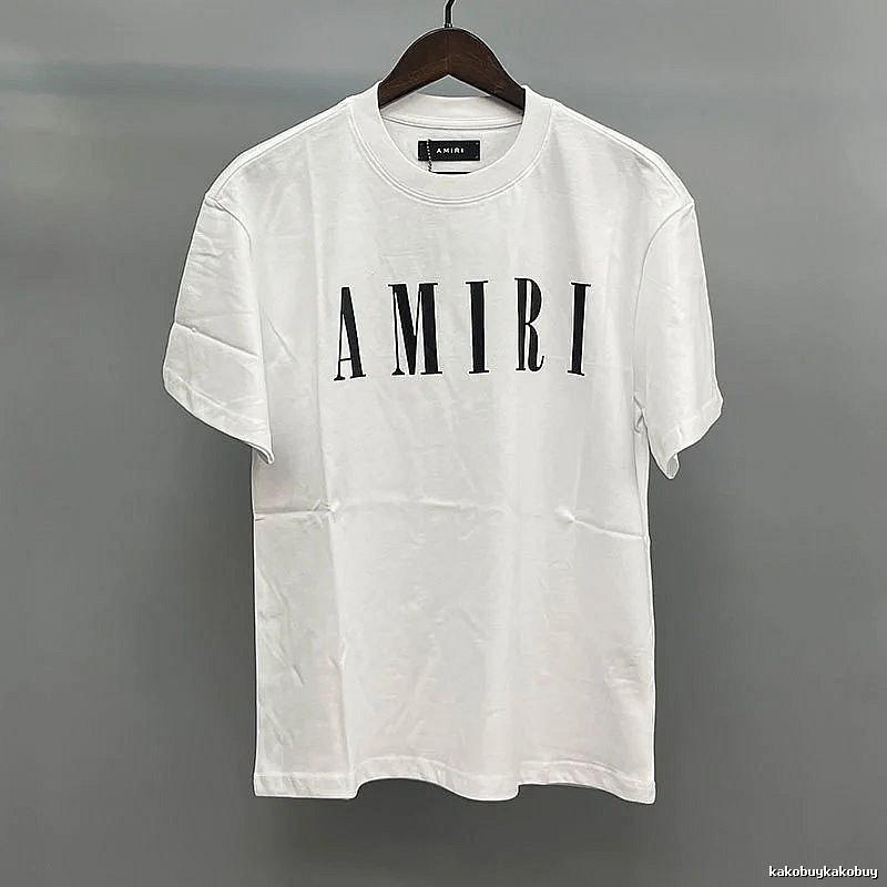 Amiri White Black Records Graphic T-Shirt Statement Graphic