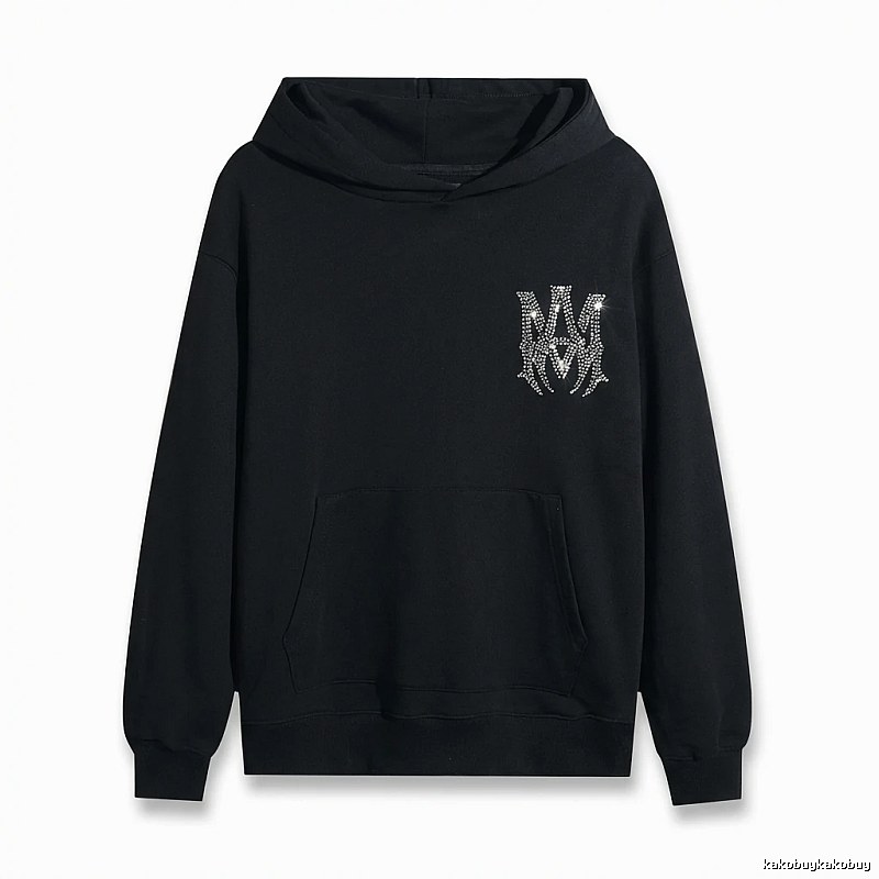 AMIRI's trendy and cool black hoodie