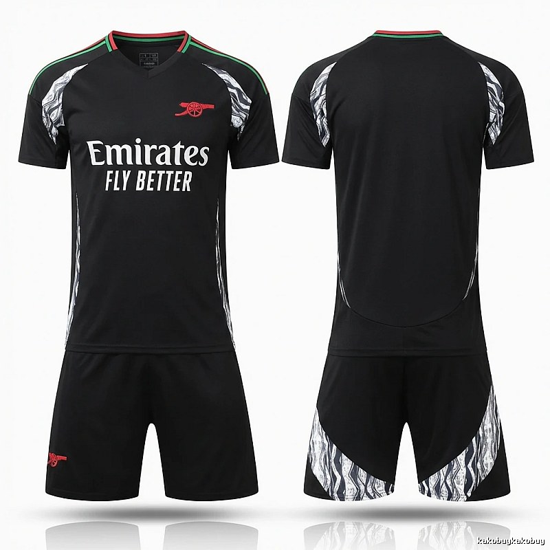 Arsenal retro-style black jersey