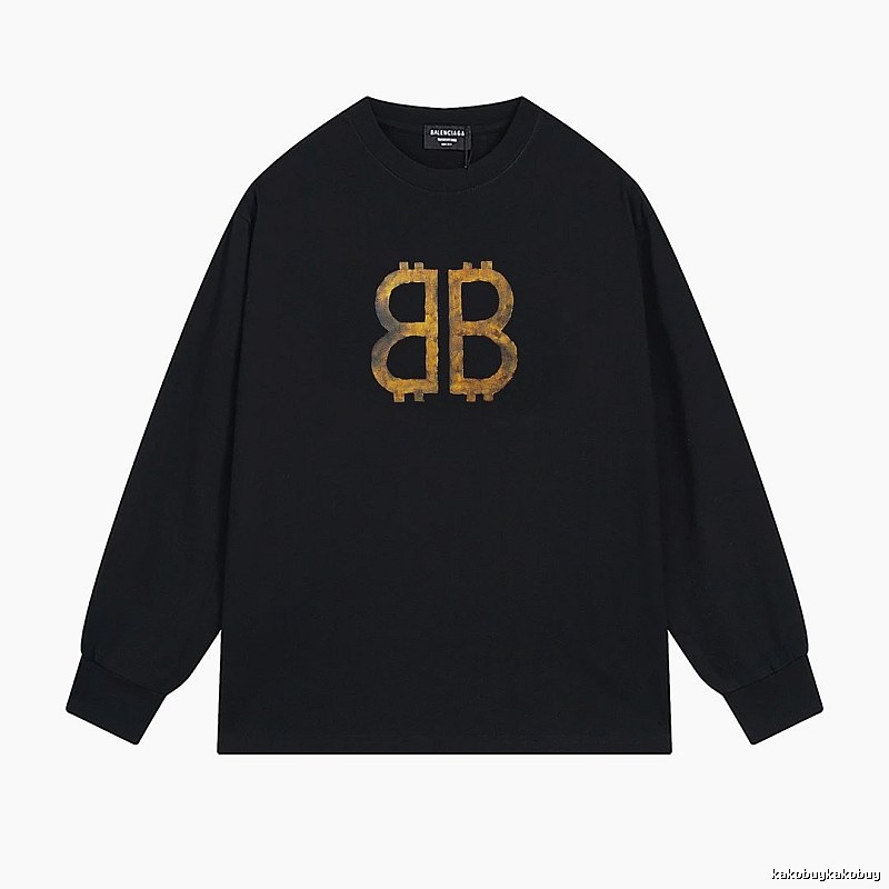 Balenciaga BB Print Black Sweatshirt