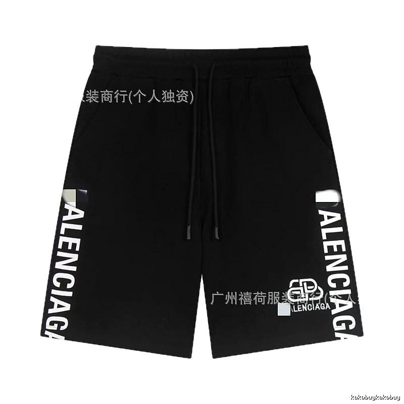Balenciaga casual style black shorts