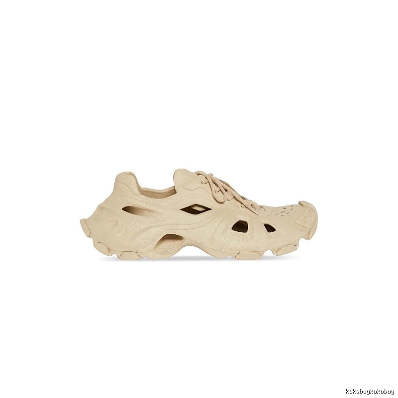 Balenciaga Cream Slip-on Shape Beige Mule Sneaker for Photo Ready Styling