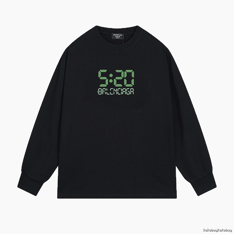 Balenciaga digital style black sweatshirt