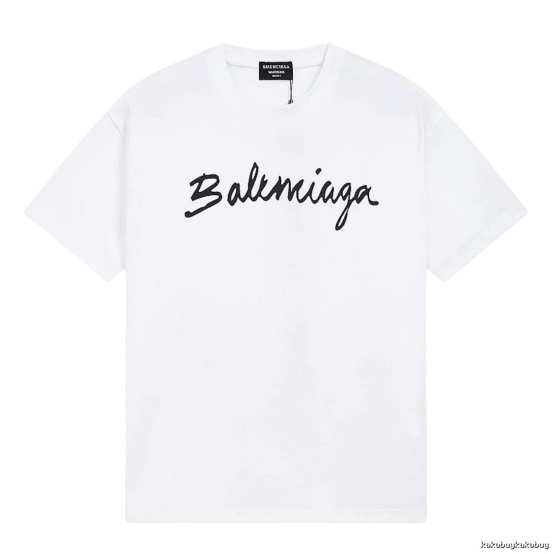 Balenciaga letter simple white T-shirt