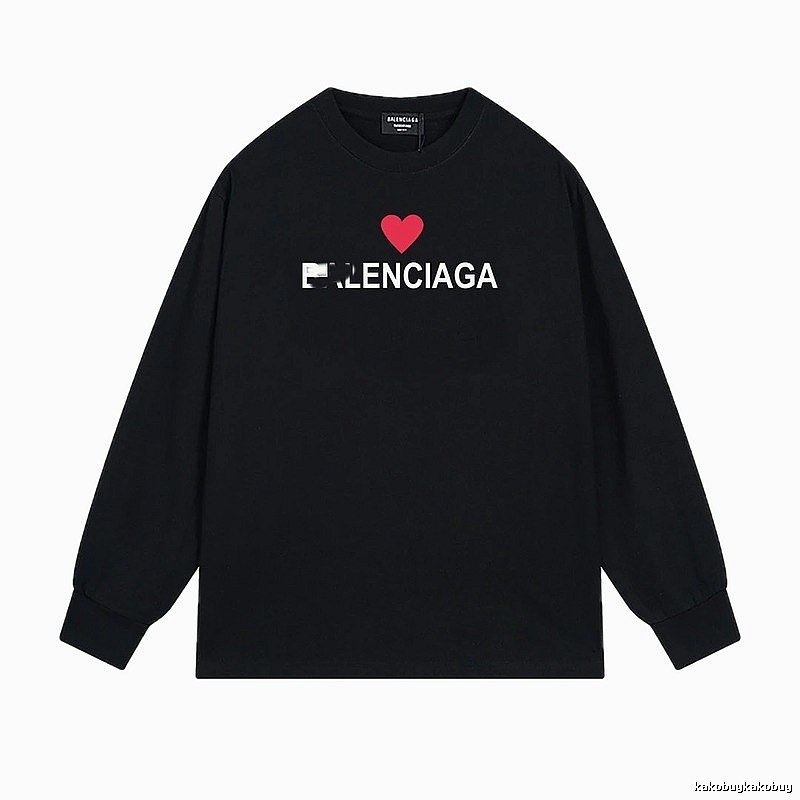 Balenciaga Love Simple Black T-shirt