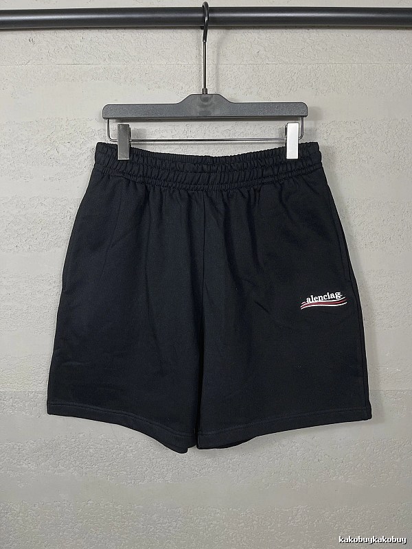 Balenciaga sporty black shorts
