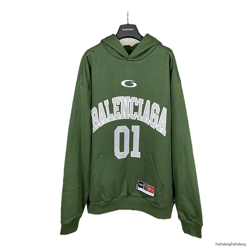 Balenciaga sporty green sweatshirt