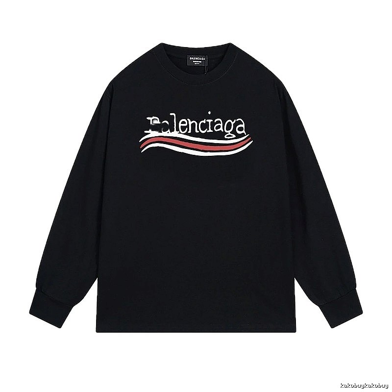 Balenciaga wavy black sweatshirt