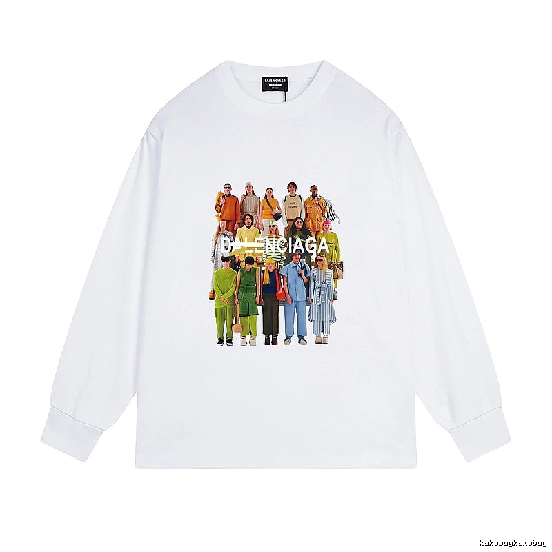 Balenciaga white sweatshirt with character prints