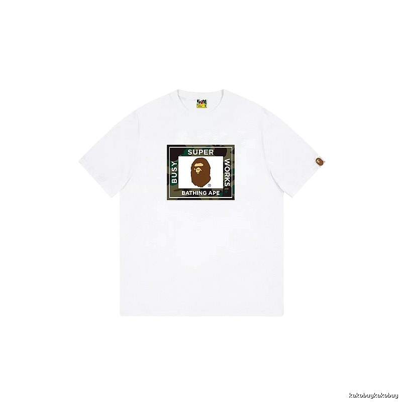 Bape Ape Head Camouflage Style Short-sleeve Shirt