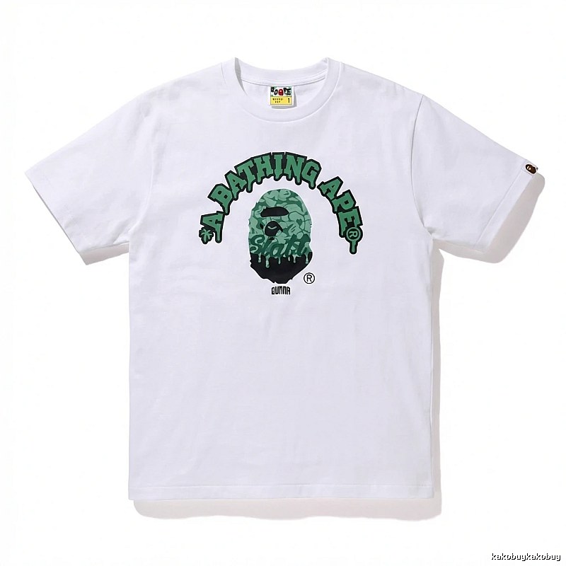 Bape Ape Head Cool White T-shirt in Streetwear Style