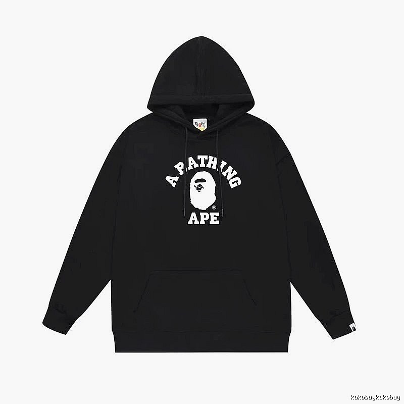 Bape Ape Head Simple Black Sweatshirt