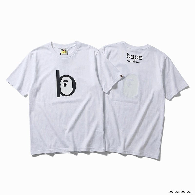 Bape Ape Head Simple White T-shirt