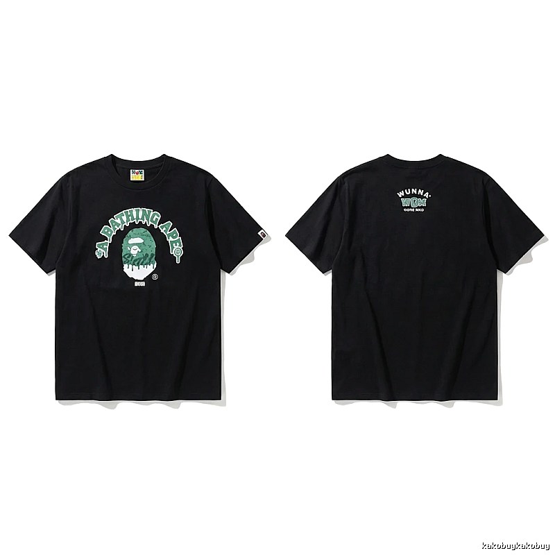 Bape Ape Head Trendy Black T-shirt