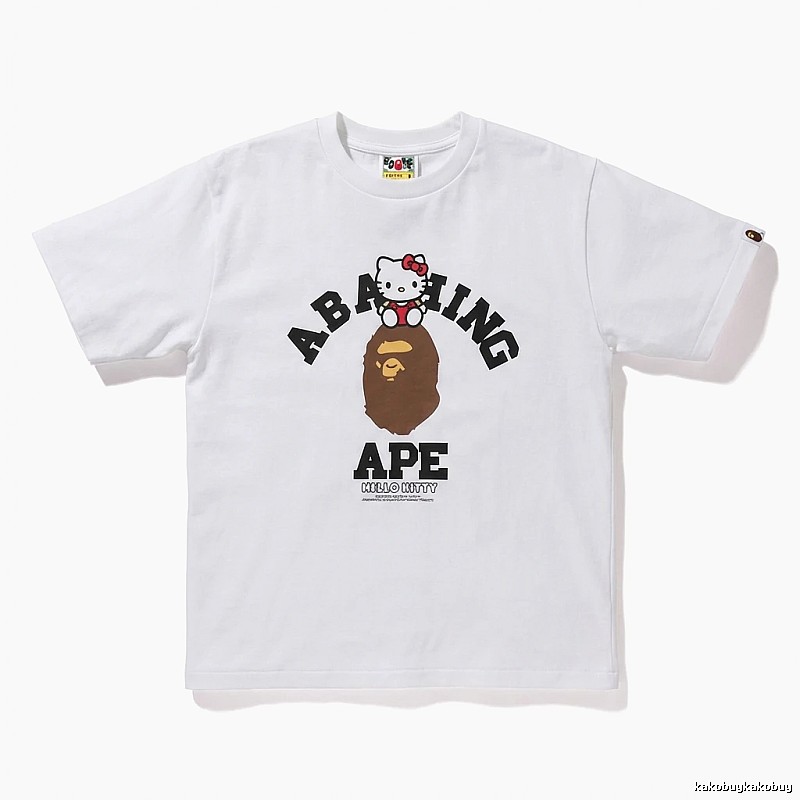 Bape Co-branded Cartoon White T-shirt