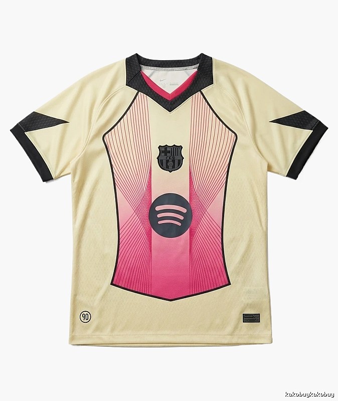 Barcelona Tokyo Ghoul trendy brand yellow-pink jersey