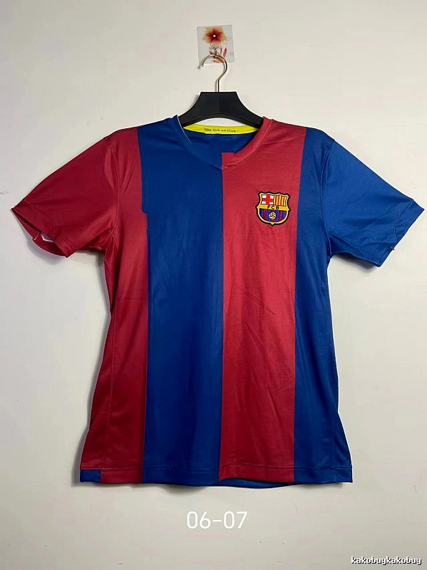 Barcelona Weekend Retro soccer jersey Blue Red Barcelona for Seasonal Looks
