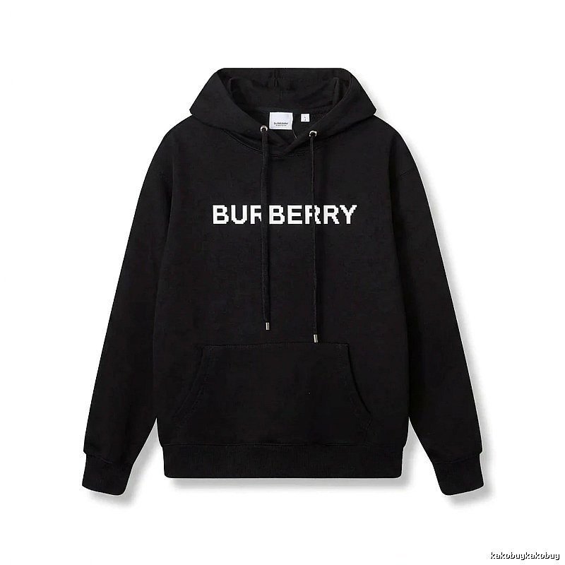 Burberry pixel-style black sweatshirt
