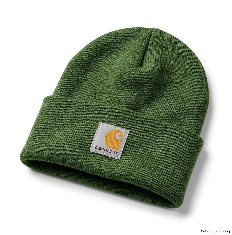 Carhartt classic green beanie