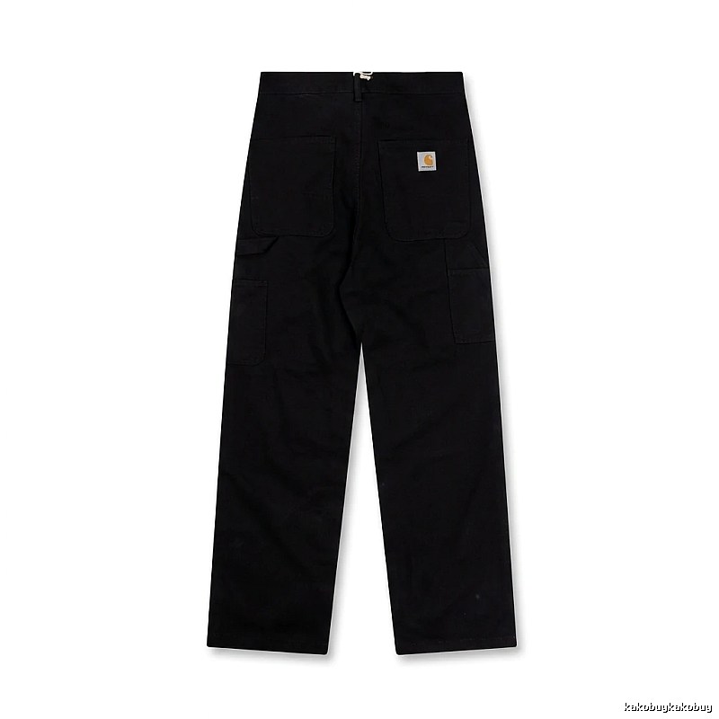 Carhartt workwear style black long trousers
