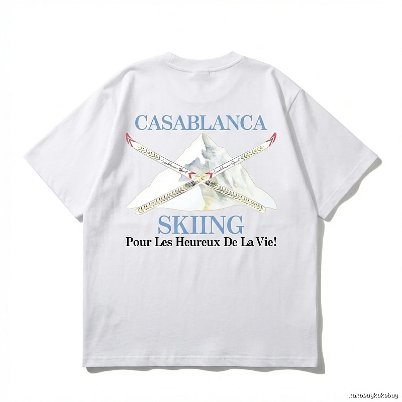 Casablanca Ski Style White T-shirt