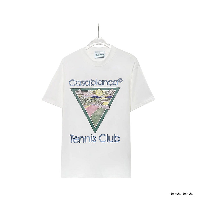 Casablanca Tennis Club Wind White T-shirt