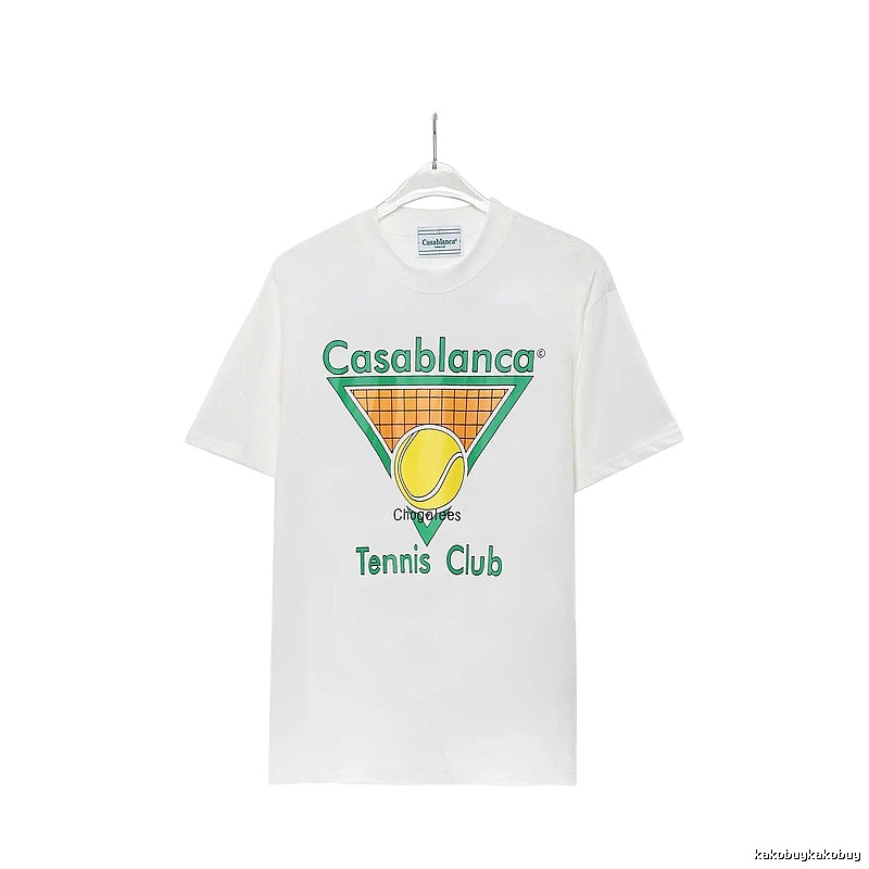 Casablanca Tennis Style White T-shirt