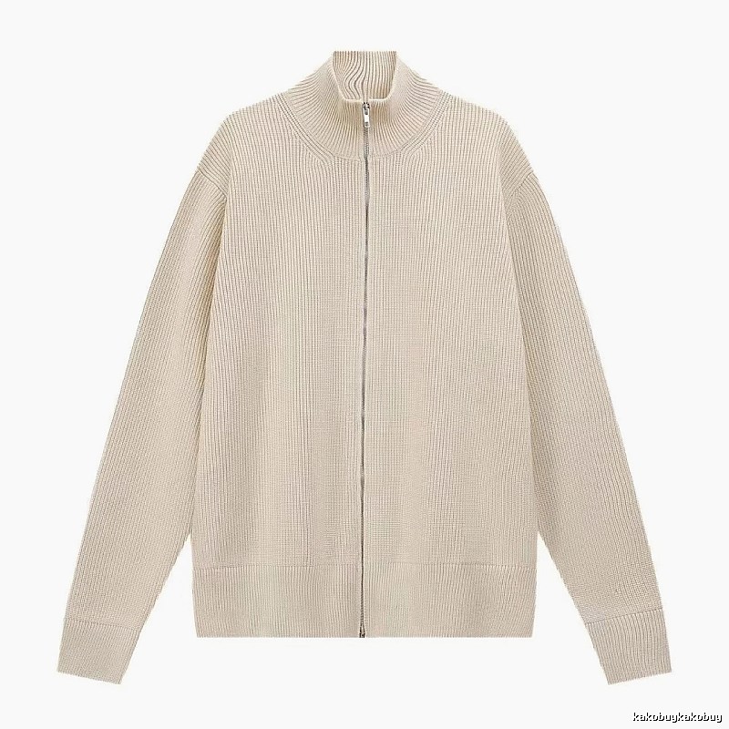 Casual Zip jacket Black Minimalist Full for Streetwear Looks
