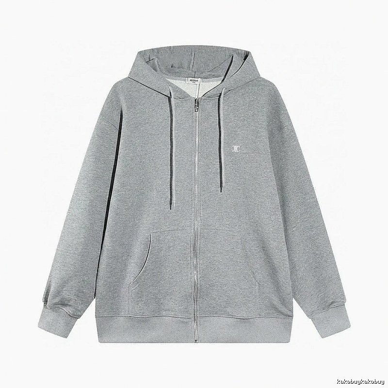 CELINE grey casual style hoodie