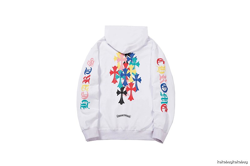 Chrome Hearts 2088-39 White Cross Graphic Hoodie City Outfit