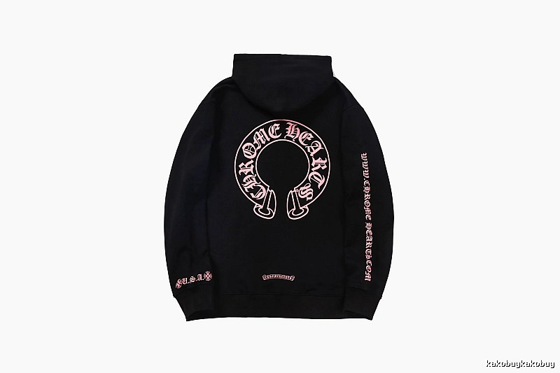 Chrome Hearts 2088-76 Black Cross Graphic Hoodie Commuter Look